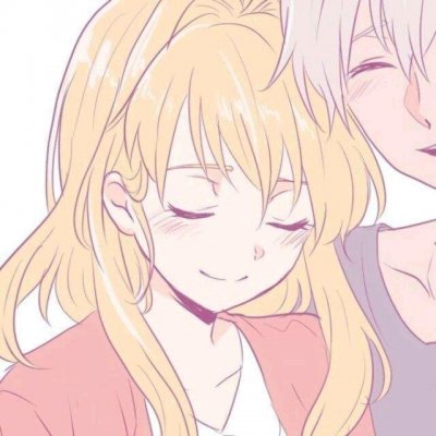 微信甜蜜纯洁动漫二次元情侣头像