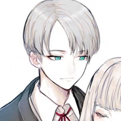 微信甜蜜纯洁动漫二次元情侣头像