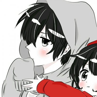 微信甜蜜纯洁动漫二次元情侣头像