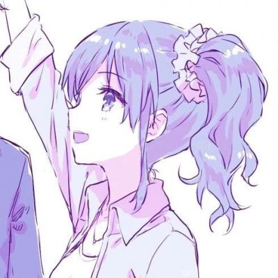 甜蜜二次元情侣微信头像