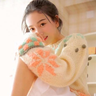 微信暖色调女生头像