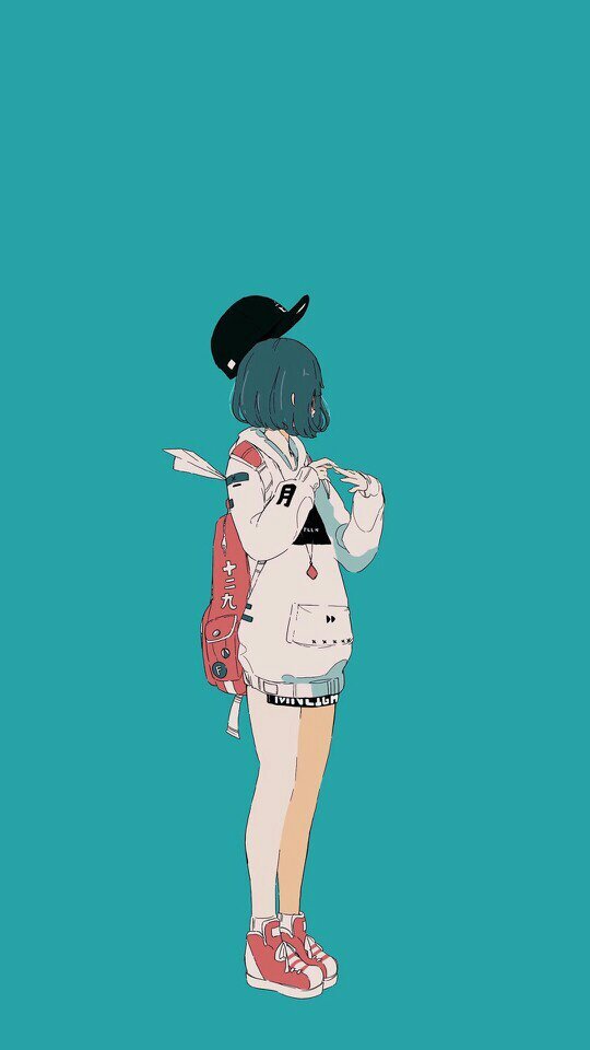 微信女生插画聊天背景