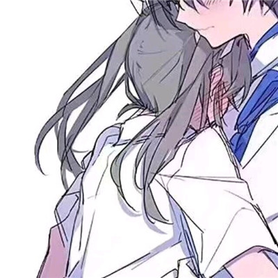甜蜜动漫二次元情侣微信头像