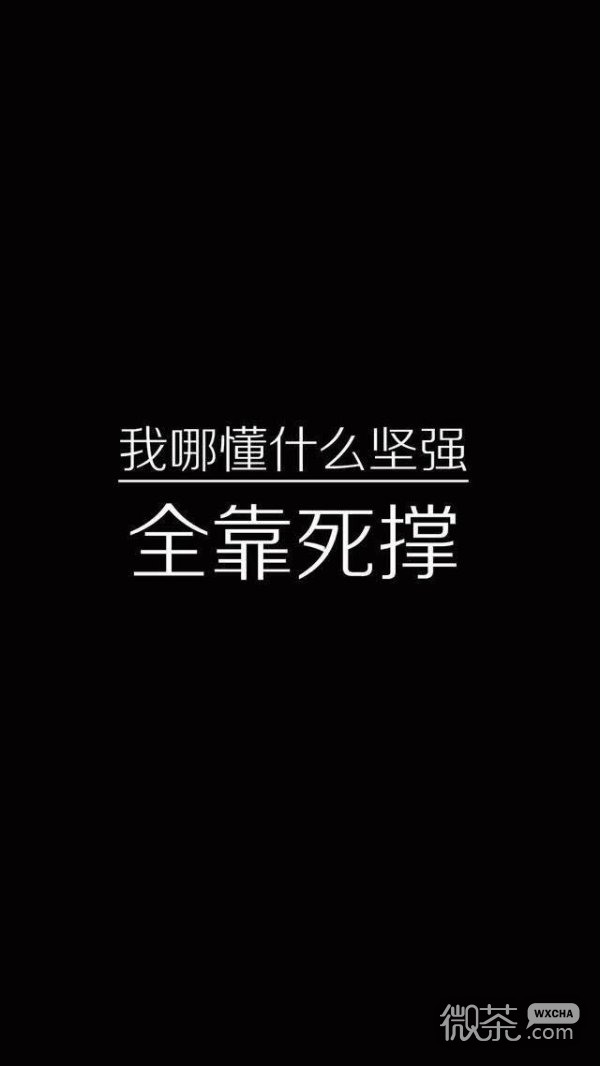 微信个性文字手机壁纸