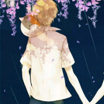 甜蜜动漫二次元情侣微信头像