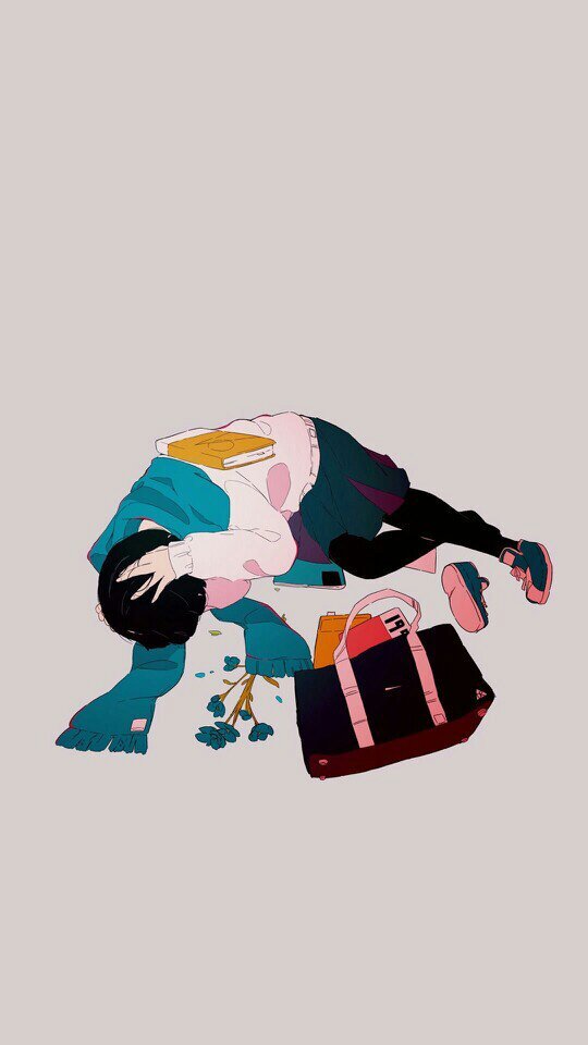 微信女生插画聊天背景