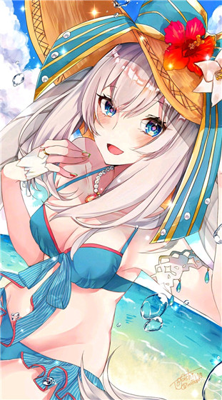 微信二次元女生聊天背景