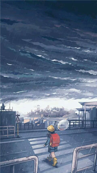 微信唯美动漫二次元聊天背景