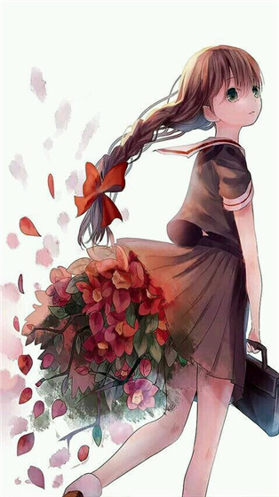 微信唯美动漫二次元聊天背景