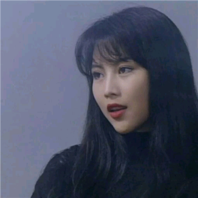 微信复古高冷港风女生头像