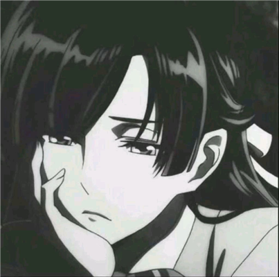 微信非主流丧系二次元女生头像