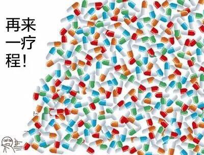 张嘴吃药（药丸全套） 兔斯基微信恶搞表情包