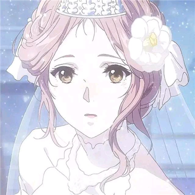 微信非主流丧系二次元女生头像