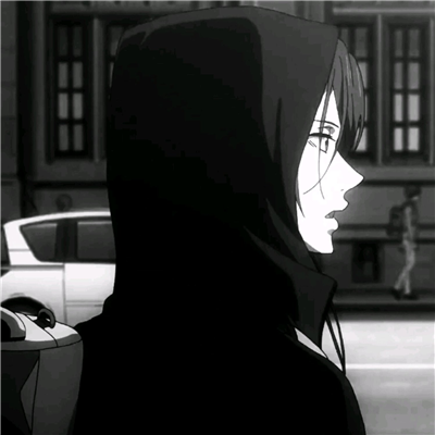 微信非主流丧系二次元女生头像