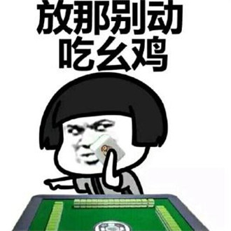 打麻将搞笑微信表情包