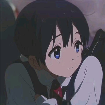 微信非主流丧系二次元女生头像