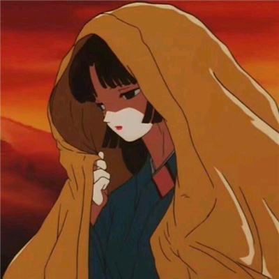 微信非主流丧系二次元女生头像