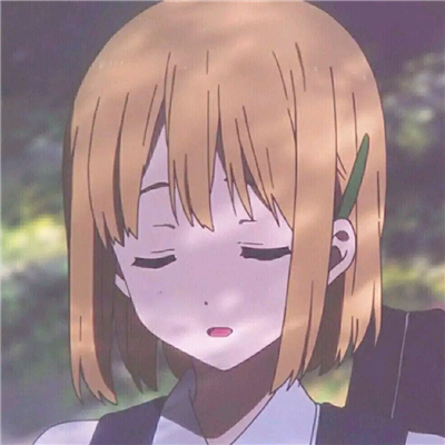 微信非主流丧系二次元女生头像