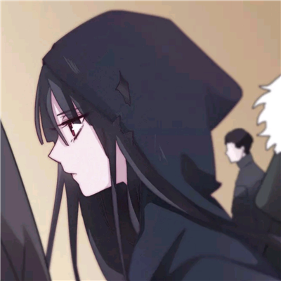 微信非主流丧系二次元女生头像