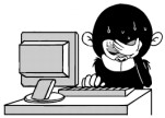 可爱萌萌哒的动漫黑猩猩微信恶搞表情包下载