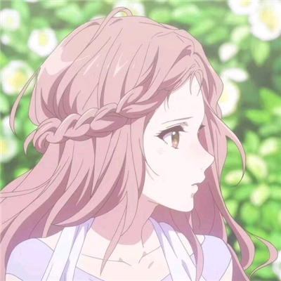 微信非主流丧系二次元女生头像