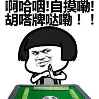 打麻将搞笑微信表情包