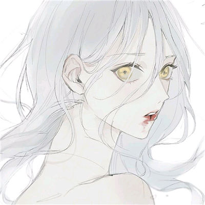 微信非主流丧系二次元女生头像