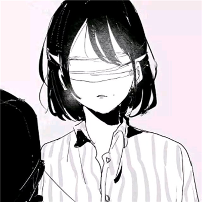 微信非主流丧系二次元女生头像