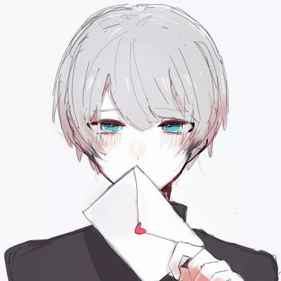 微信冷漠帅气动漫二次元男生头像