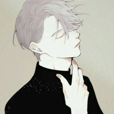 微信冷漠帅气动漫二次元男生头像