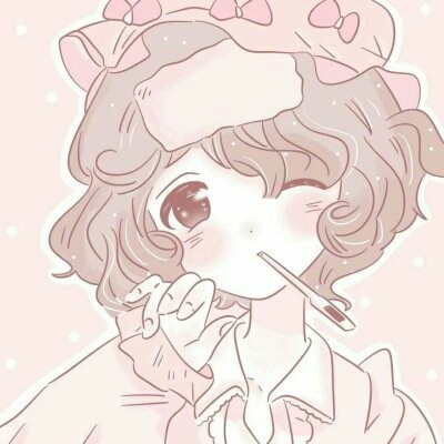 可爱萌萌哒二次元女生微信头像