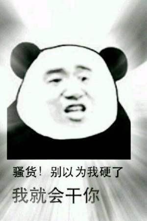 微信搞笑熊猫头斗图表情包