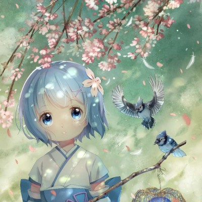 唯美微信软萌动漫二次元女生头像