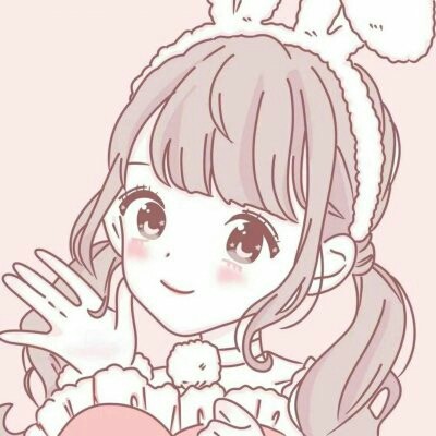 可爱萌萌哒二次元女生微信头像