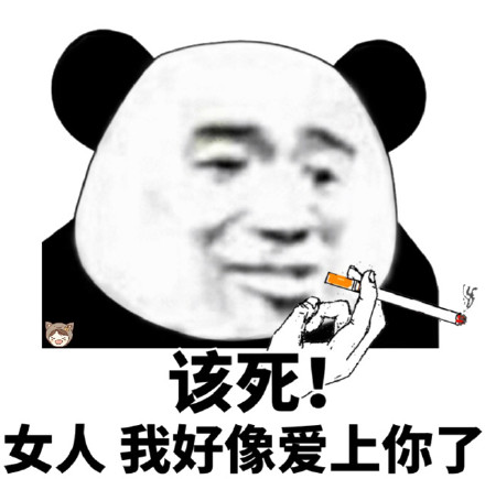 b数微信熊猫头恶搞表情包