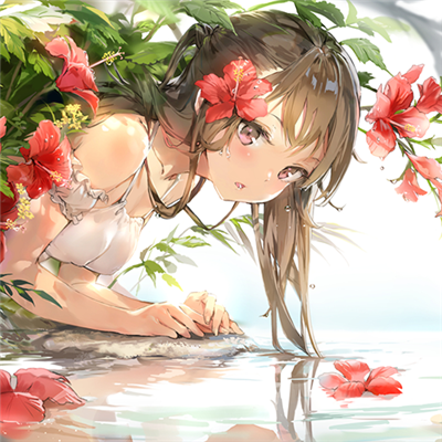 微信时尚靓丽二次元女生头像