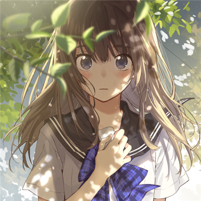 微信时尚靓丽二次元女生头像