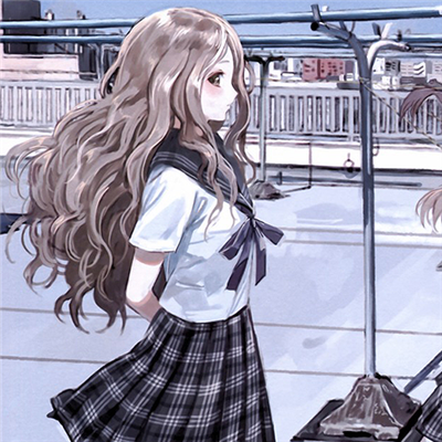 微信时尚靓丽二次元女生头像