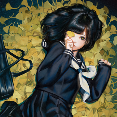 微信时尚靓丽二次元女生头像