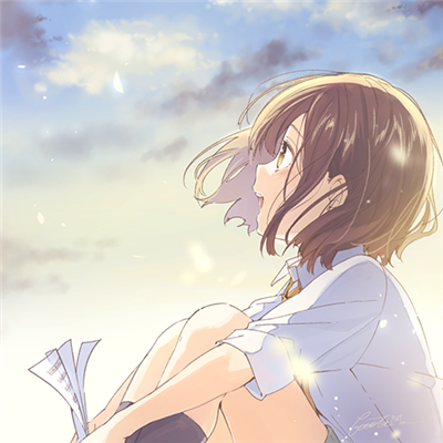 微信时尚靓丽二次元女生头像