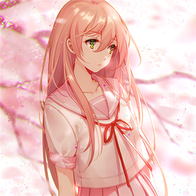 微信时尚靓丽二次元女生头像