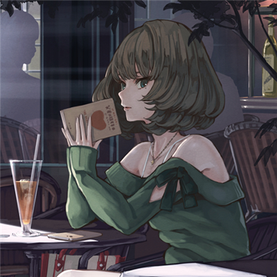 微信时尚靓丽二次元女生头像