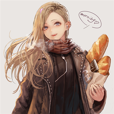 微信时尚靓丽二次元女生头像