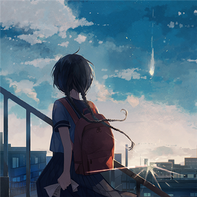 微信时尚靓丽二次元女生头像