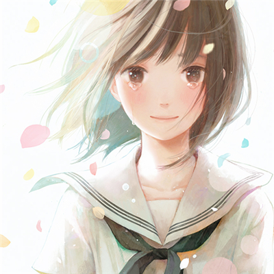 阳光唯美二次元微信女生头像