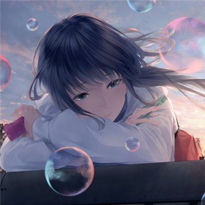 微信时尚靓丽二次元女生头像