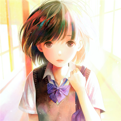 阳光唯美二次元微信女生头像