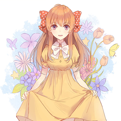 阳光唯美二次元微信女生头像