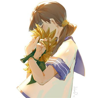 阳光唯美二次元微信女生头像