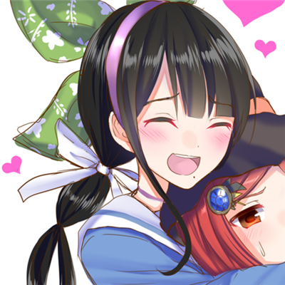 微信时尚靓丽二次元女生头像